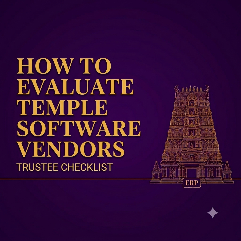 How to Evaluate Temple Software Vendors: Trustee Checklist